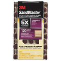 3M 4-1/2" x 2-1/2" SandBlaster Ultra Flexible Sanding Sponge 120Gr Medium 20907-120-UFS